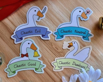 Chaotic Alignment Goose Sticker