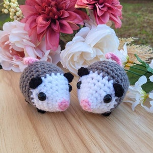 Opossum Amigurumi / Opossum Plüschtier /