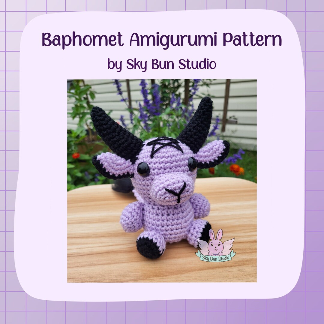Baphomet Amigurumi Pattern / Baphomet Plush Pattern / Baphomet Crochet