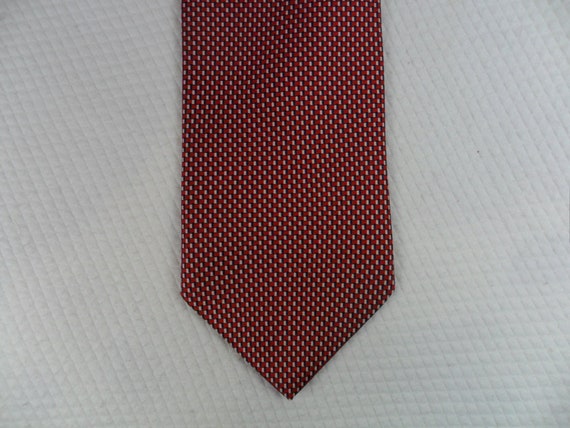 Vintage Tommy Hilfiger Tie USA Pure Silk Red and … - image 1