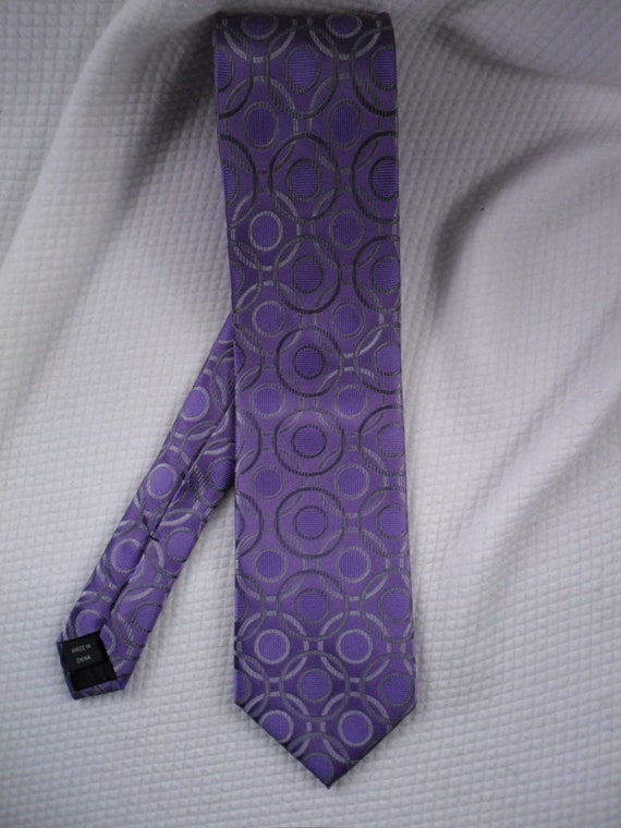 Vintage Michael Kors Tie USA Made Pure Silk Geome… - image 4