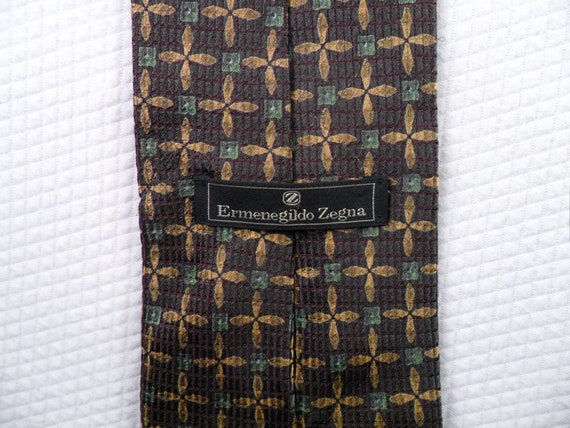 Vintage Ermenegildo Zegna Tie Fine Quality Italy … - image 3