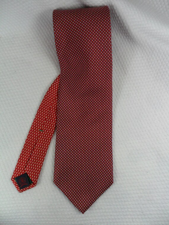 Vintage Tommy Hilfiger Tie USA Pure Silk Red and … - image 4