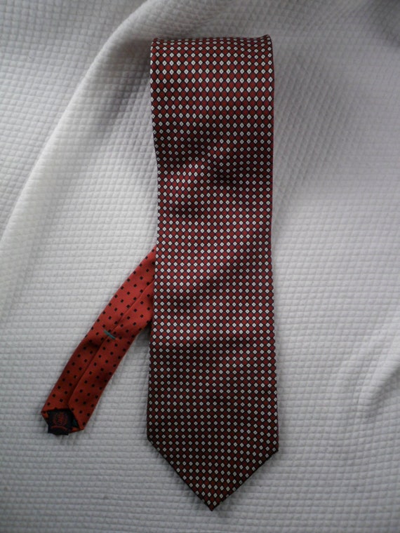 Vintage Tommy Hilfiger Tie USA Pure Silk Red and … - image 5