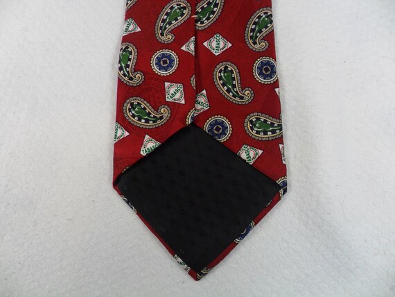 Vintage Official Tabasco Paisley Tie Pure Silk  R… - image 2