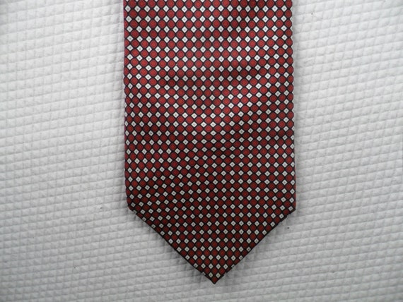 Vintage Tommy Hilfiger Tie USA Pure Silk Red and … - image 1