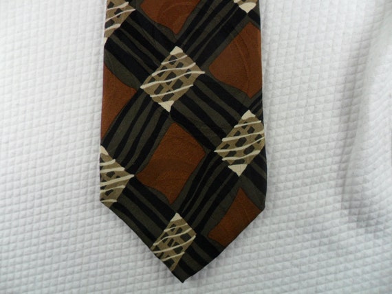 DEADWOOD レザータイ　ブラウン TIMO Timo Tie Black Leather | Upcycled Lambskin | Deadwood