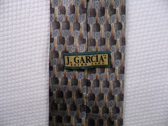 XL Vintage J Garcia Tie Pure Silk Birdland Collec… - image 3