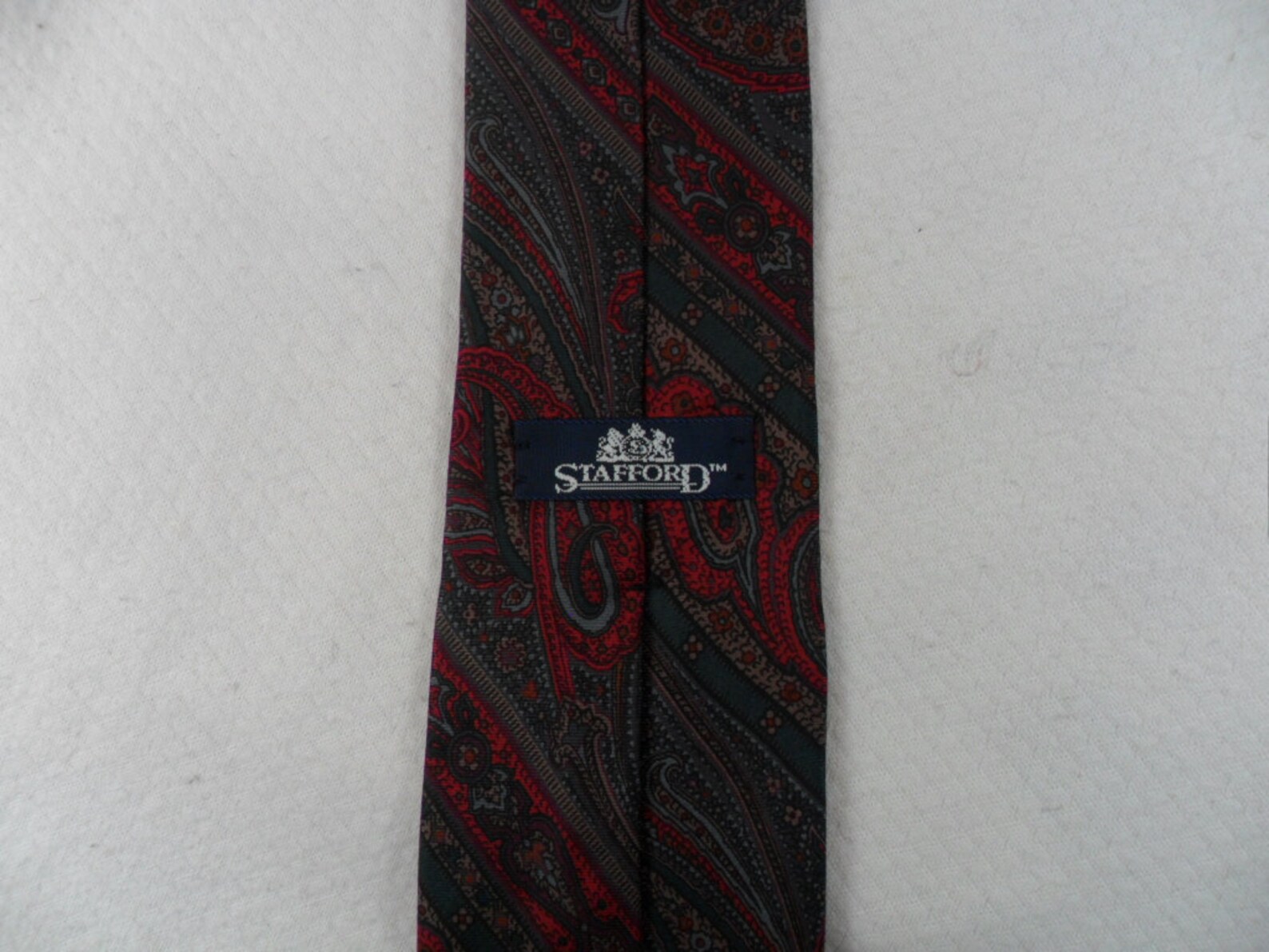 stafford silk tie