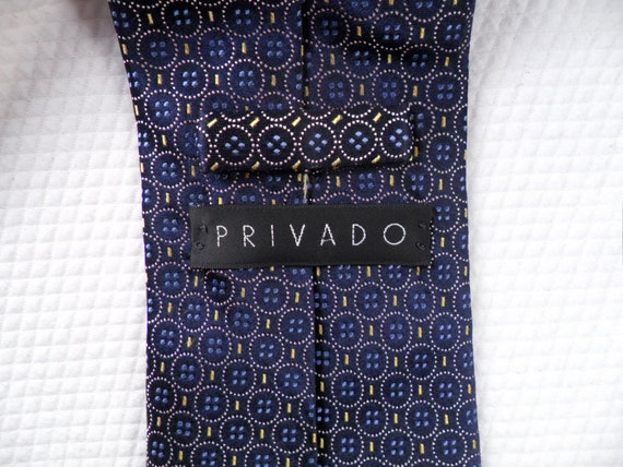 Vintage PrivadoTie Fine Quality Pure Silk Vintage… - image 3