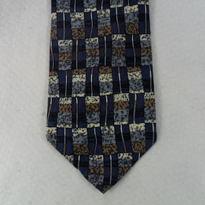 未使用 GEOFFREY B. SMALL／handmade silk tie Vintage Geoffrey Beene Tie Pure Silk Diagonal Stripe Red and
