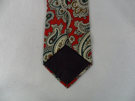 Ralph Lauren ネクタイ ペイズリー シルク100%ビンテージ 日本製 ヴィンテージ ラルフローレン シルクネクタイ：ネイビーブルー