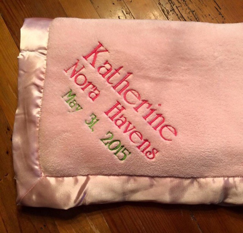 Personalized Baby Blanket Monogrammed Blanket Baby Blanket Etsy