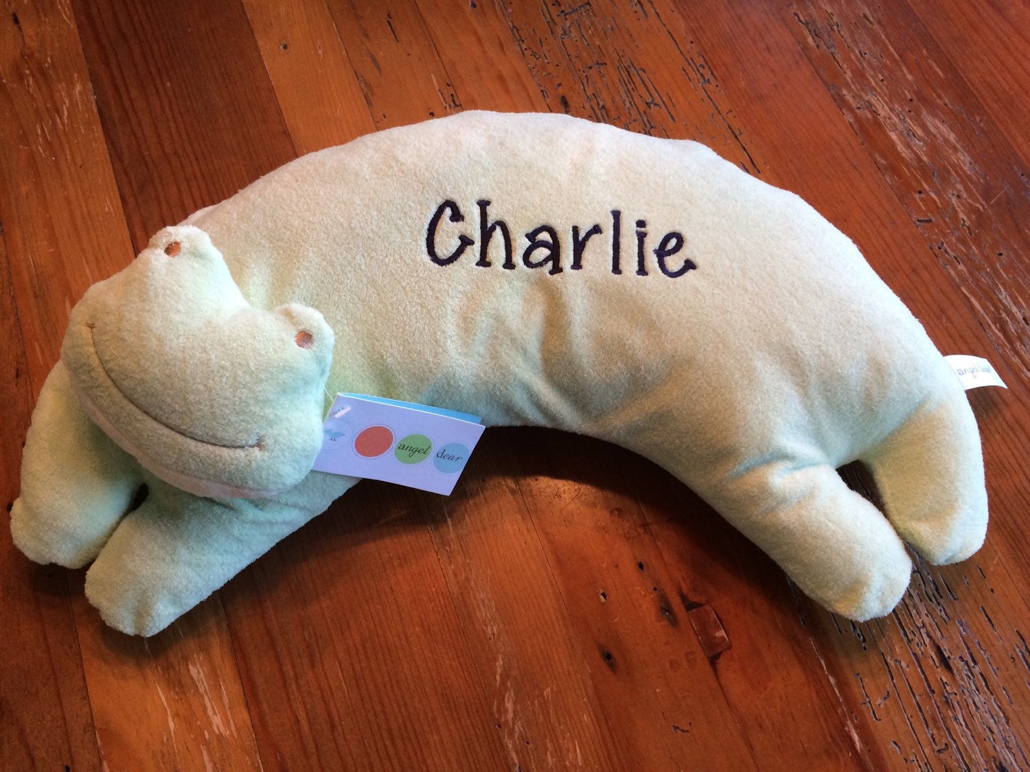 Angel Dear Curved Pillow Baby Pillow Animal Pillow Angel Etsy
