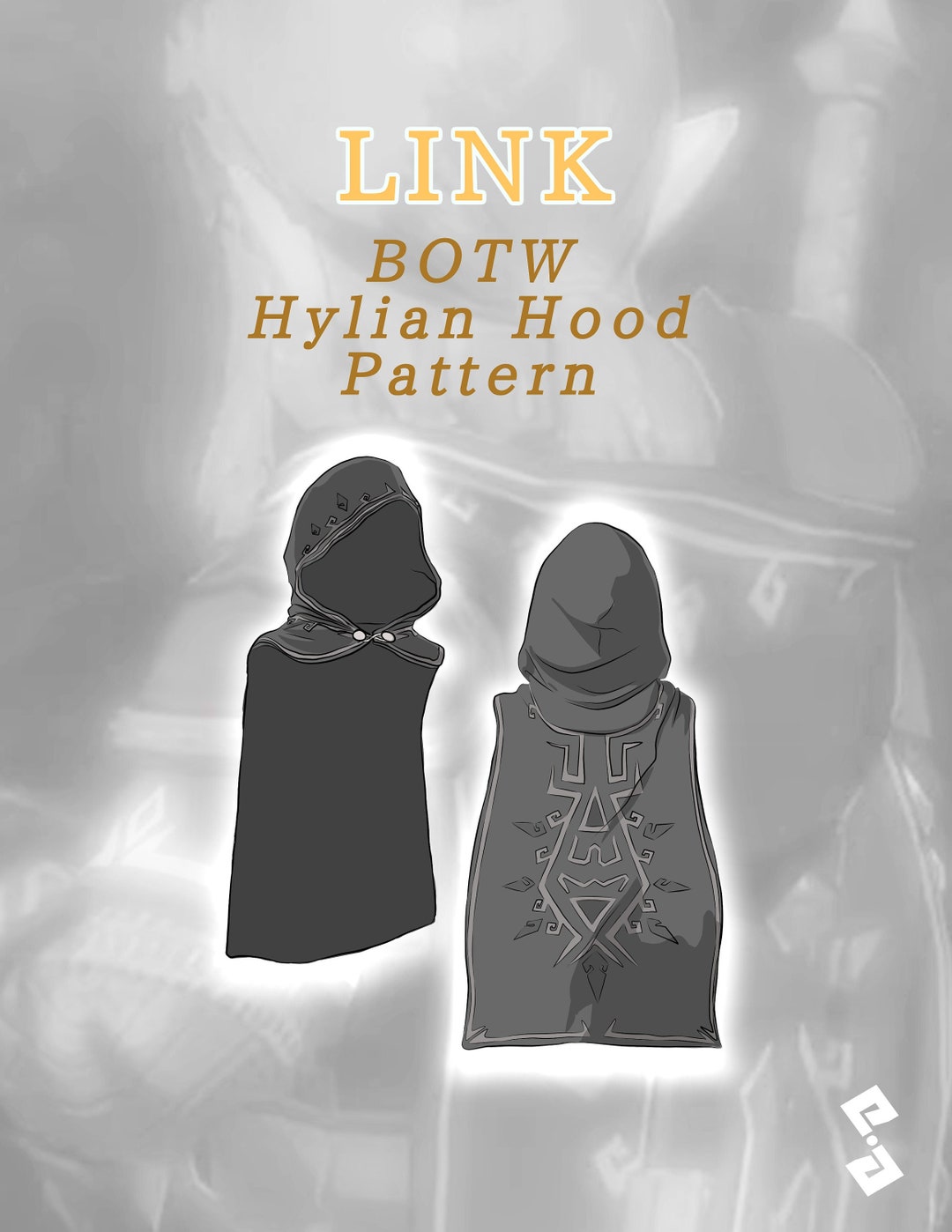 BOTW Link's Hylian Hood Pattern Etsy
