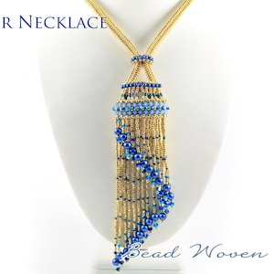Tassel Flair Necklace tutorial: PDF and Video instructions