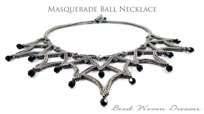 Masquerade Ball Necklace Tutorial image 5