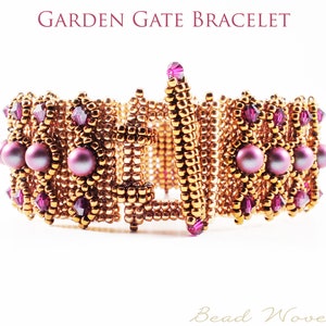 Garden Gate bracelet tutorial: Video and PDF instructions