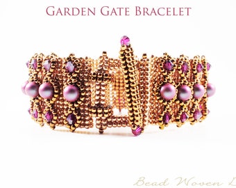 Garden Gate bracelet tutorial: Video and PDF instructions