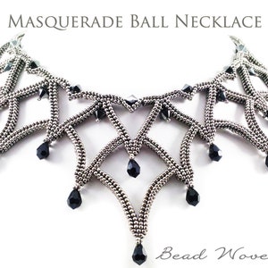 Masquerade Ball Necklace Tutorial image 1