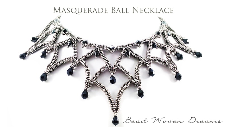 Masquerade Ball Necklace Tutorial image 1