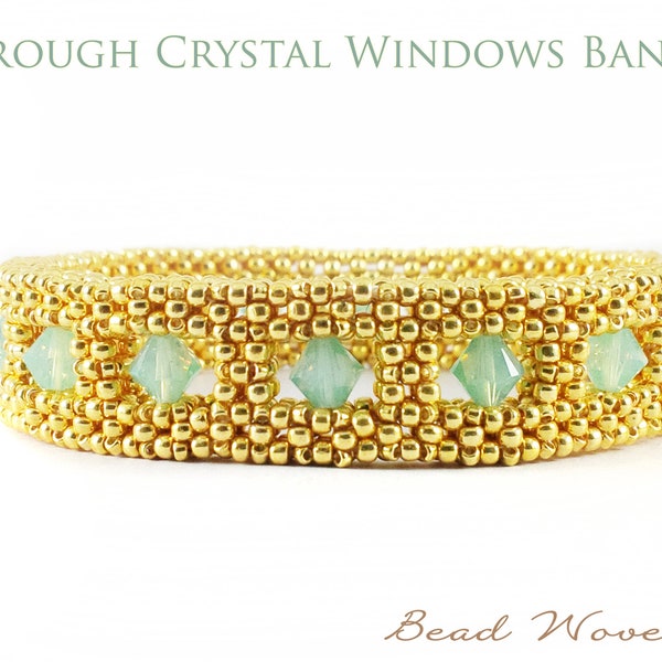 Through Crystal Windows Bangle-Bracelet and Earring Tutorial