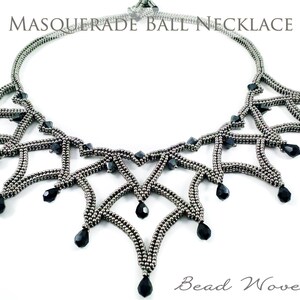 Masquerade Ball Necklace Tutorial image 4