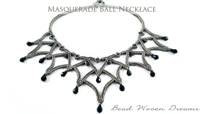 Masquerade Ball Necklace Tutorial image 4