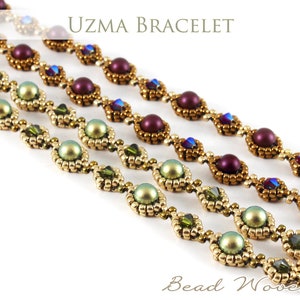 Uzma Bracelet tutorial: PDF and Video instructions