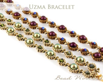 Uzma Bracelet tutorial: PDF and Video instructions