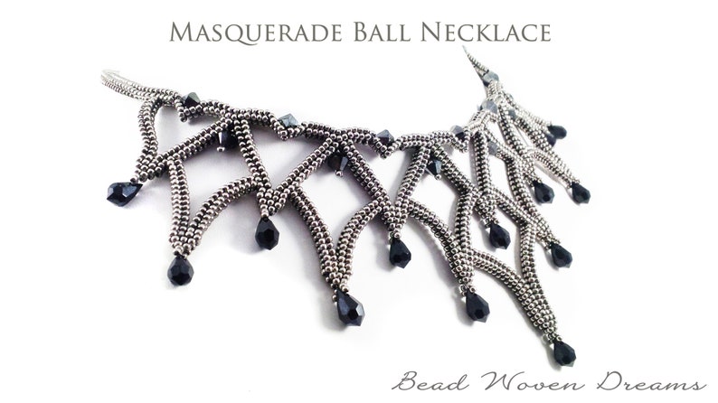 Masquerade Ball Necklace Tutorial image 2