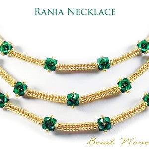 Rania Necklace Tutorial: PDF and Video instructions
