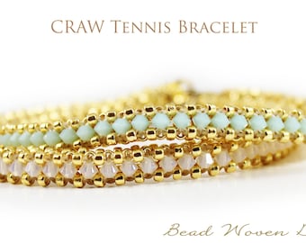 CRAW Tennis Bracelet Tutorial: PDF Instructions