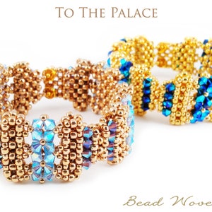To The Palace bracelet tutorial - PDF and video instructions