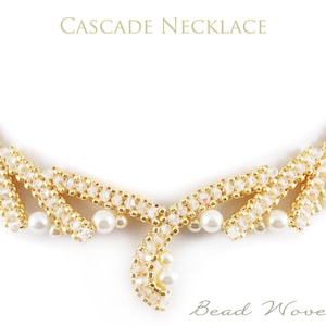 Cascade Necklace Tutorial: PDF and Video Instructions