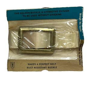 Dritz Golden Buckle 1962 Rust Resistant New old Product