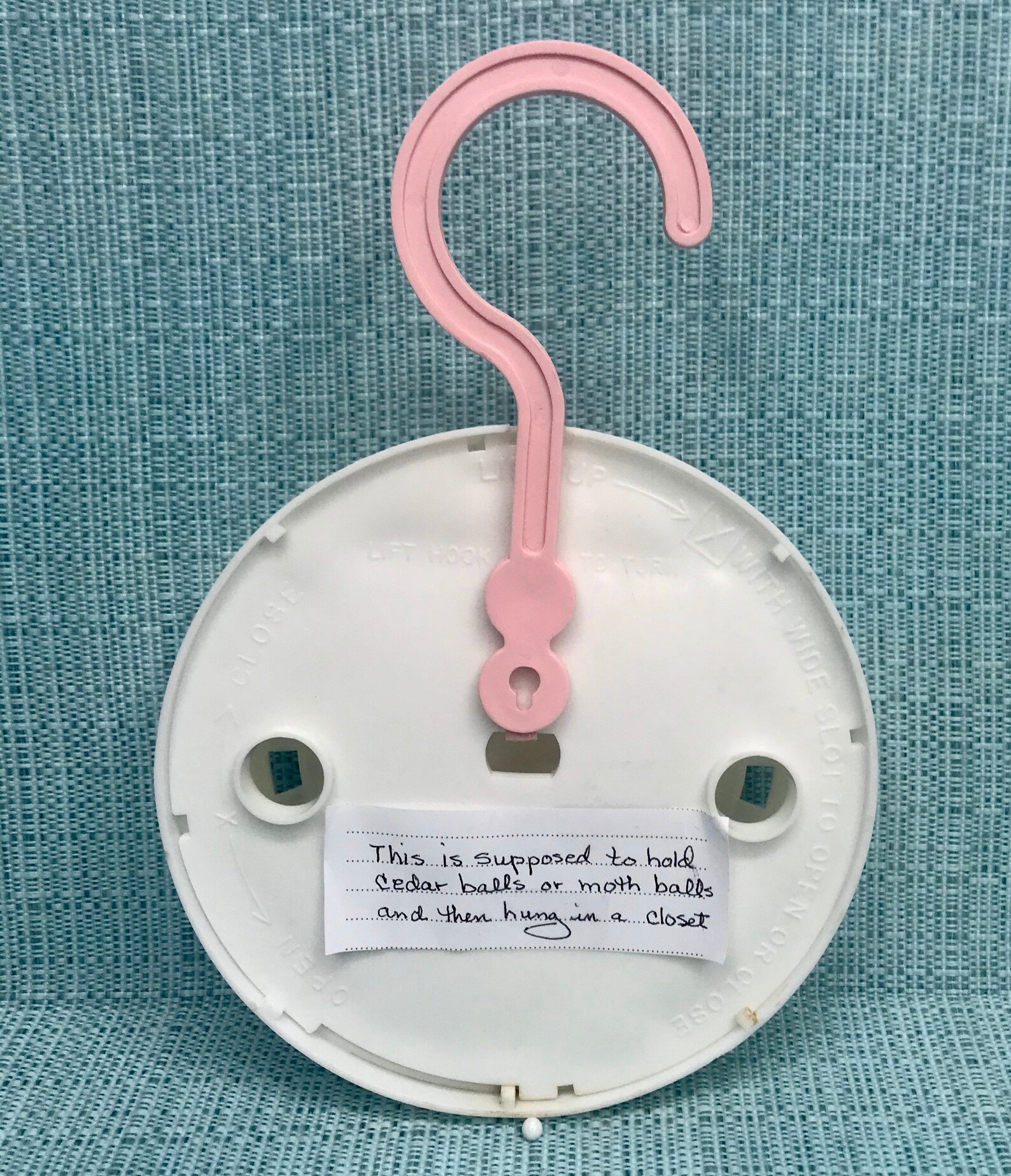 Vintage Holder for Cedar Mothballs in Clothes Closet Etsy