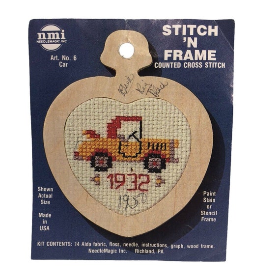 6 Wood Cross Stitch Hoops Pack of 6 for Embroidery, Cross Stitch