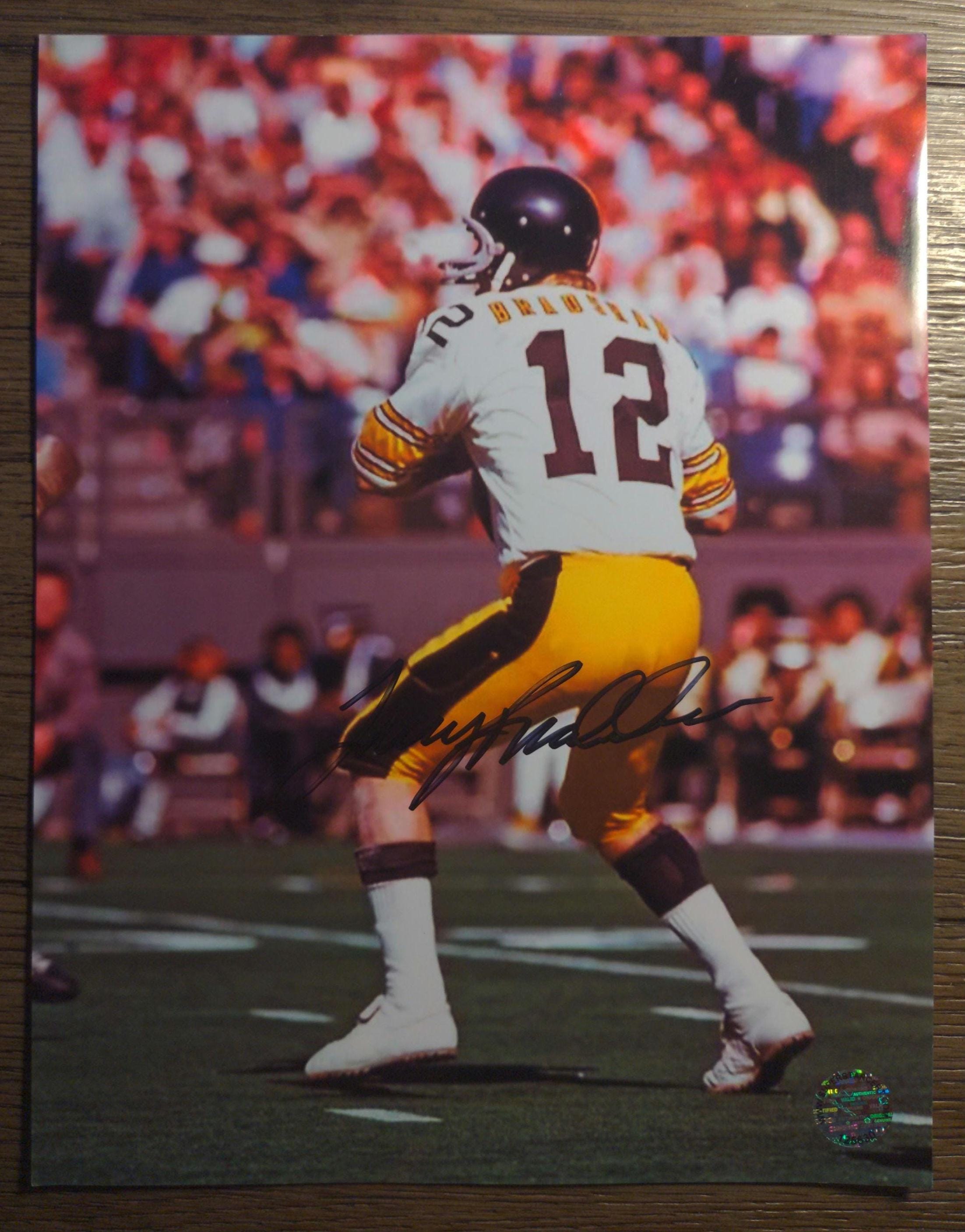 HOF Terry Bradshaw Pittsburgh Steelers Vintage Autographed NFL