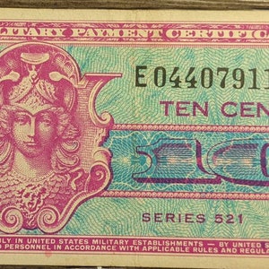 certificate payment Military アメリカ軍　軍事支払い証明書　6枚セット - 日本 Etsy コレクション