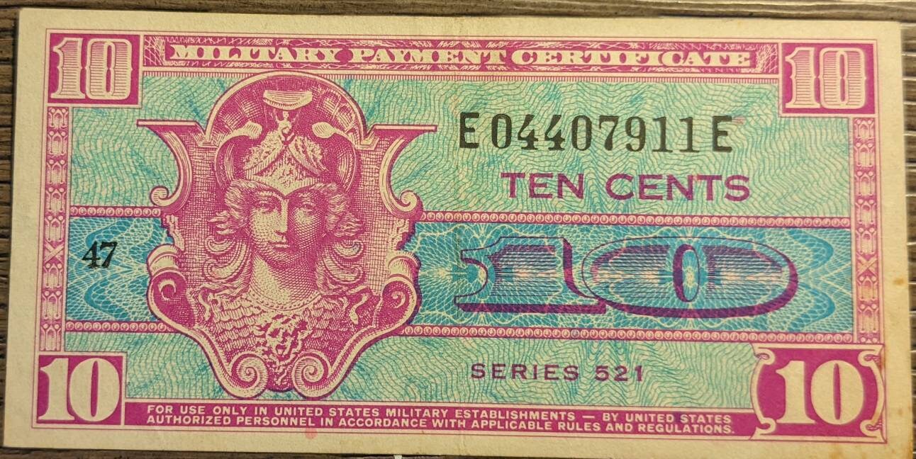Military payment certificate - Etsy 日本