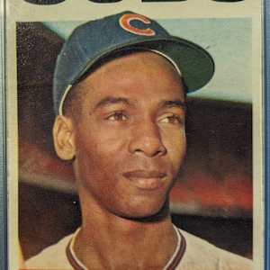 Authentische Topps 1964 # 55 Ernie Banks Chicago Cubs PSA 3 solide Klasse Super Eye Appeal original Baseball Karte Vintage