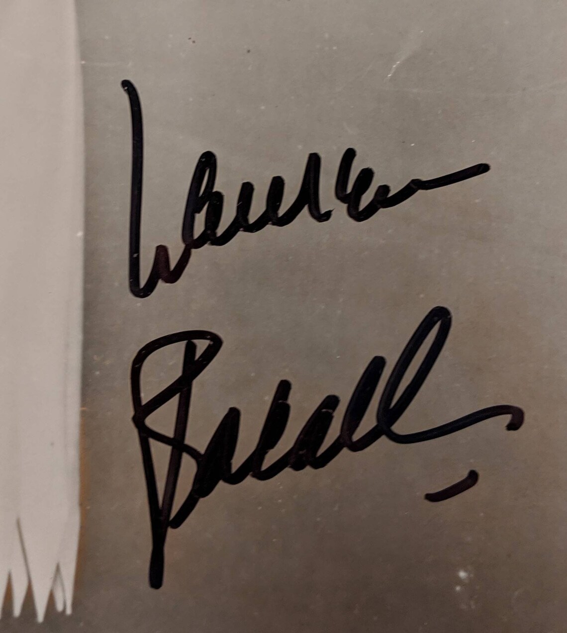 Vintage Autographed Lauren Bacall Signed 8x10 Classic Black and White ...