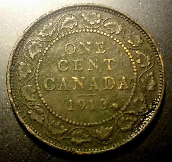 Vintage 1905 Solid Grade Canada Silver Five Cent piece King George Nickel antique canadian 1.00 Shipping
