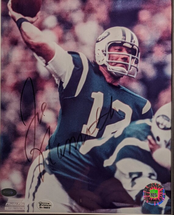 Joe namath signed football 2025