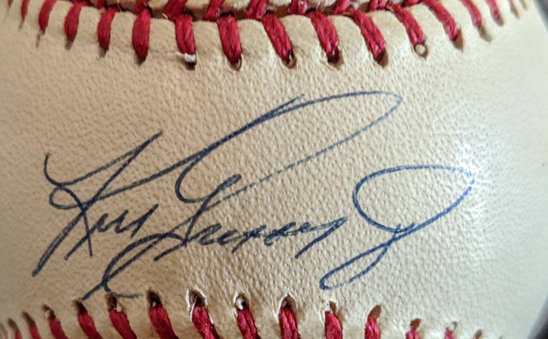 Ken Griffey Jr Autographed Hall of Fame HOF 16 Signed Baseball