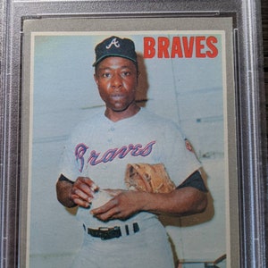 Authentische 1970 Hank Henry Aaron PSA Graded Topps #500 Atlanta Braves solid grade super eye appeal vintage Baseball Karte