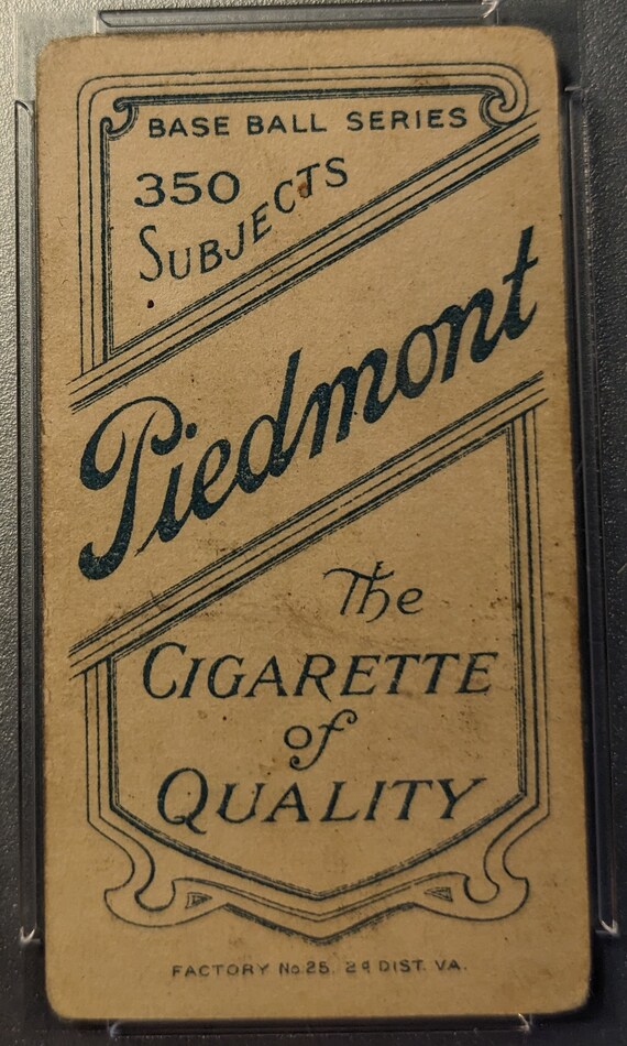 Buy Authentic Original 1909-11 T206 Doc White Chicago PSA 2 Piedmont Back  White Boarder Tobacco Card Authentic Baseball Antique Vintage Online in  India