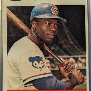 Authentische Topps 1964 #29 Lou Brock Chicago Cubs PSA 2 solid grade super eye ansprechende original Baseball Karte Vintage
