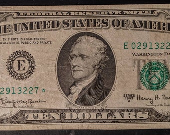 1963 $10 <<<< KANSAS CITY >>>> small head << GEM UNC CONSECUTIVE >> BUY 1 or ALL 